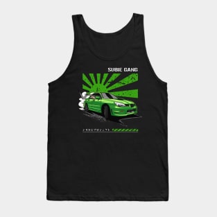 Subie Gang WRX STi (Lowrider Green) Tank Top